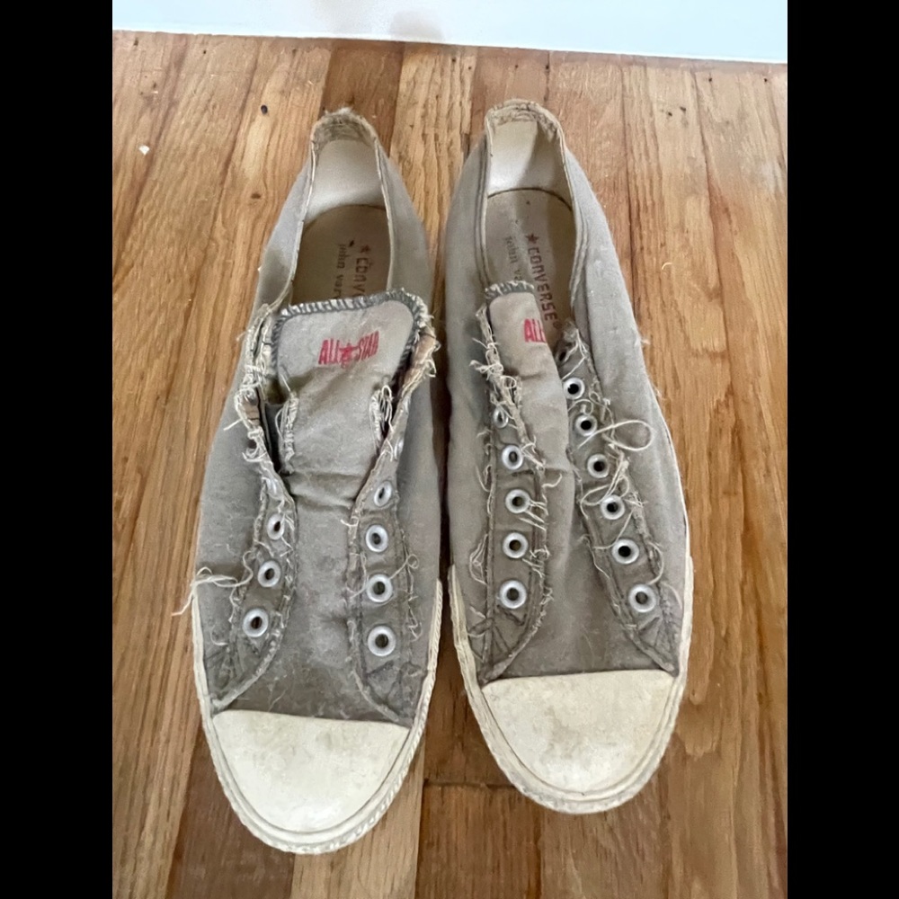 John Varvatos + Converse slip on size 13